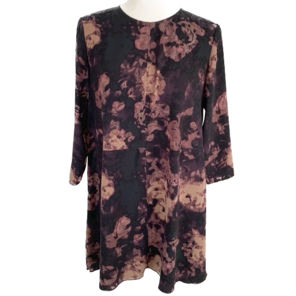 Aritzia Wilfred Myosotis Abstract Floral Dress - Picture 2 of 12
